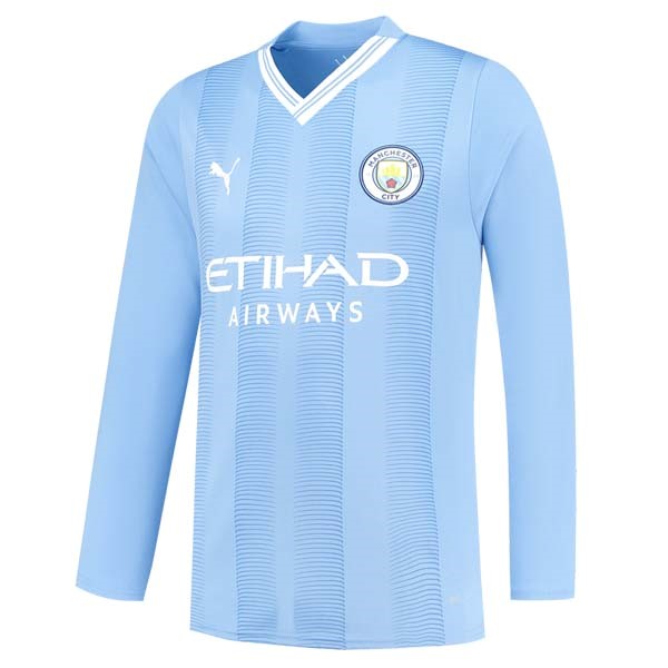 Thailande Maillot Manchester City Domicile ML 2023-24